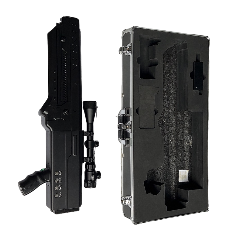  八所镇手持便携式枪型低空防御反制四通道A型